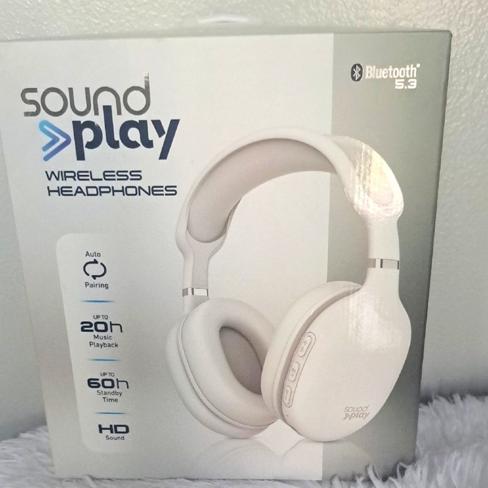 Tzumi Headphones Soundplay Wireless Over Ear Headphones Bluetooth New In Box